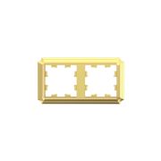 ATLASDESIGN ANTIQUE 2-постовая рамка, универсальная, ЗОЛОТО