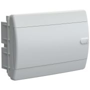 Корпус пластиковый встраиваемый на 12 модулей ЩРВ-П-12 IP41 UNION Compact белая дверь