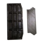 Заглушка для ПВХ ПК14 черная (комплект) вид 2
