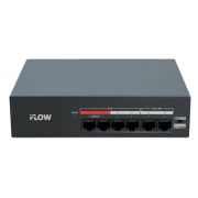 Коммутатор неуправляемый 4x100Мбит/с (RJ45 с PoE) , 2x100Мбит/с (RJ45) 35Вт
