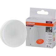 Лампа светодиодная LED 8 Вт GX53 4000К 640Лм таблетка 220 В (замена 60Вт) OSRAM