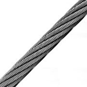 Трос DIN 3055 8,0мм стальной покрытие цинк
