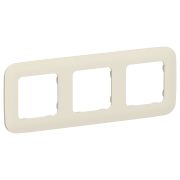 FLITE ARTISTIC Рамка 3-местная РУ-3-А-ФлСл сливочный IEK