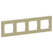 FLITE CLASSIC Рамка 4-местная РУ-4-К-ФлО оливковый IEK