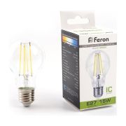 Лампа светодиодная LED 15вт Е27 белый FILAMENT