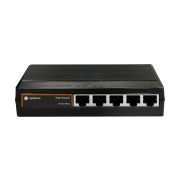 Коммутатор неуправляемый промышленный 4x100Мбит/с (RJ45 с PoE+), 1x100Мбит/с (RJ45) 65Вт