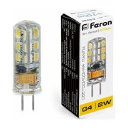 Лампа светодиодная LED 2вт 12в G4 теплый капсульная