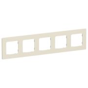 FLITE CLASSIC Рамка 5-местная РУ-5-К-ФлСл сливочный IEK
