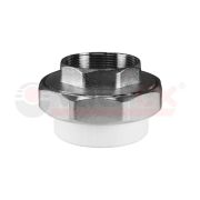 Муфта разъемная 25x3/4' ВР полипропиленовая PPR американка, белая