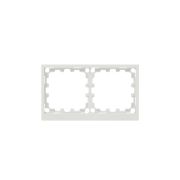 Рамка 2 поста IP44, KANT, белый песок