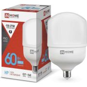 Лампа светодиодная LED-HP-PRO 60Вт 230В E27 с адаптером Е40 6500К 5700Лм IN HOME